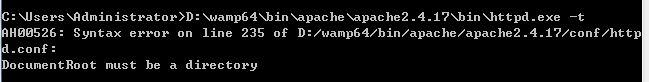 wampserver3 集成环境 启动Apache失败