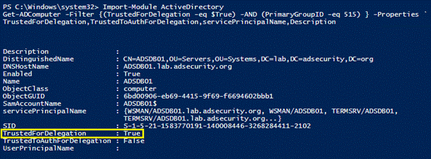 KerberosUnConstrainedDelegation-PowerShell的DiscoverServers2