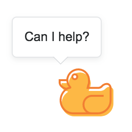 The Stack Exchange rubber duck avatar featured on April 1, 2018