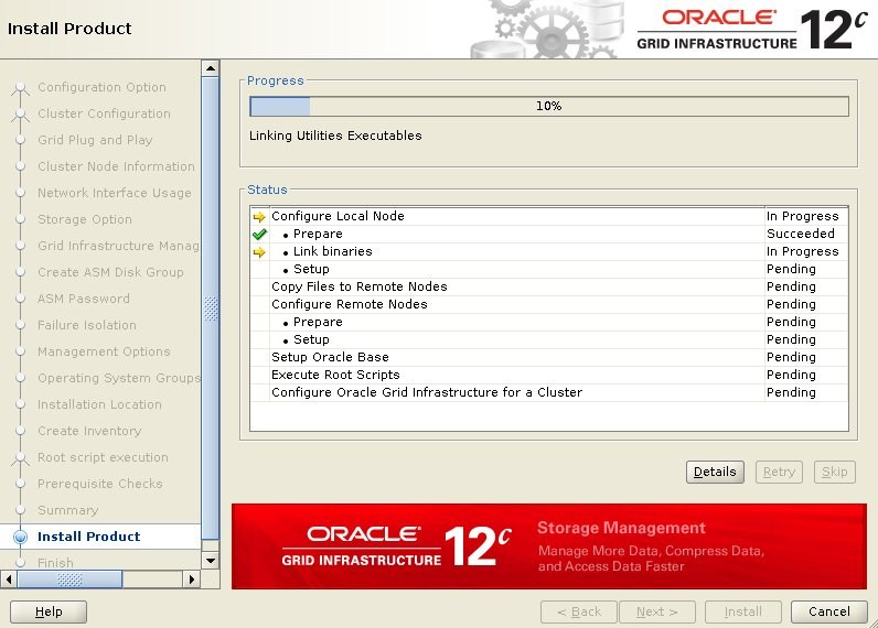 Oracle 12c RAC 安装文档 