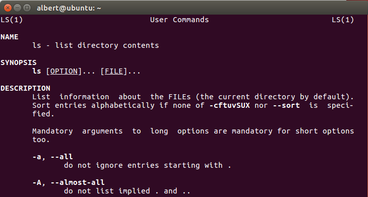 Ubuntu 终端命令速查表第1张