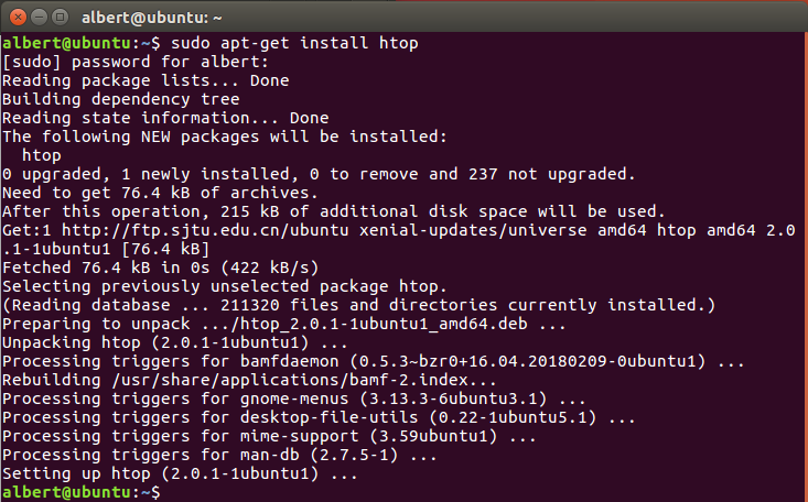 Ubuntu 终端命令速查表第19张