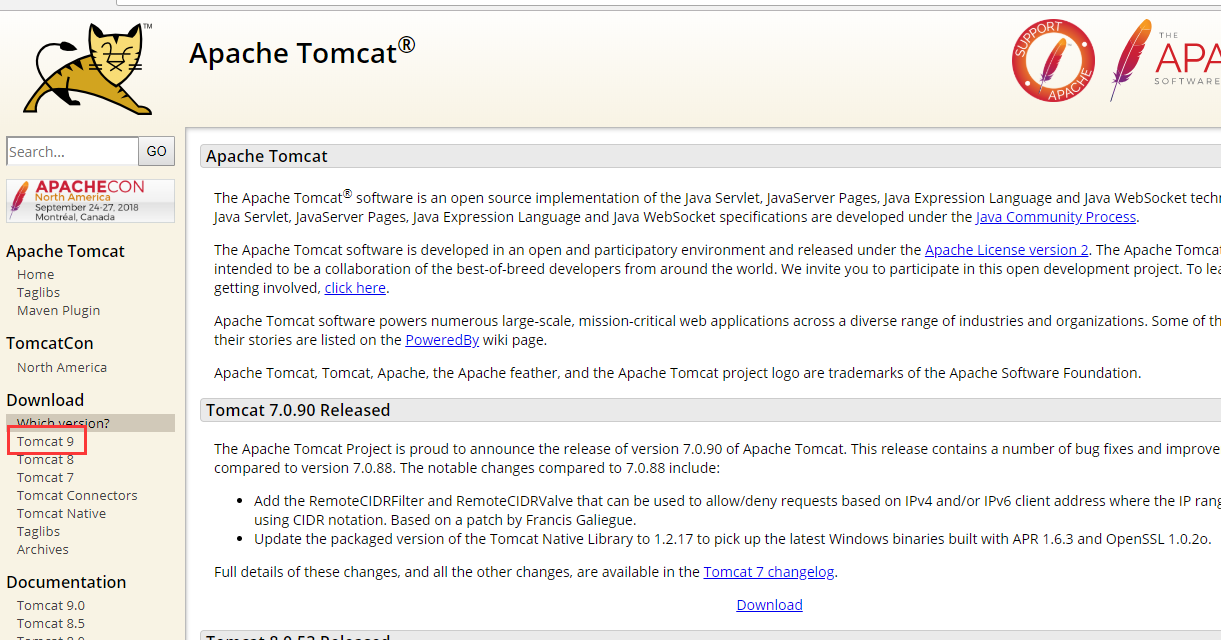 Tomcat 下载安装与配置