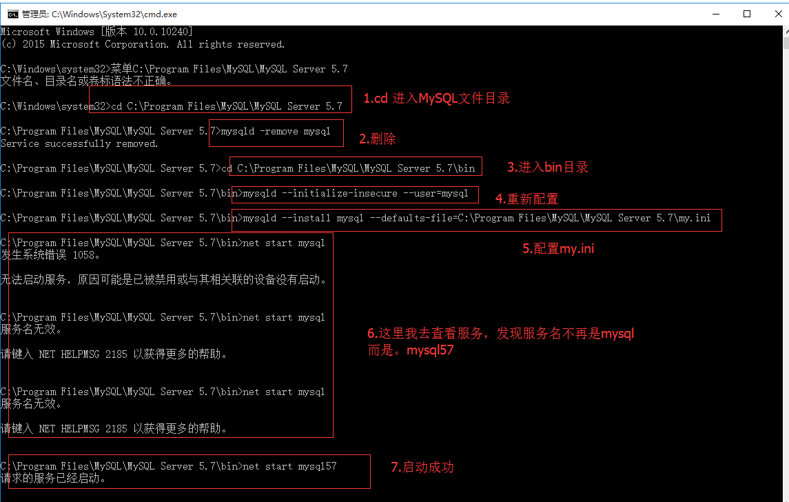 本地计算机上的MySQL服务启动后停止。某些服务在未由其他服务或程序使用时将自动第3张