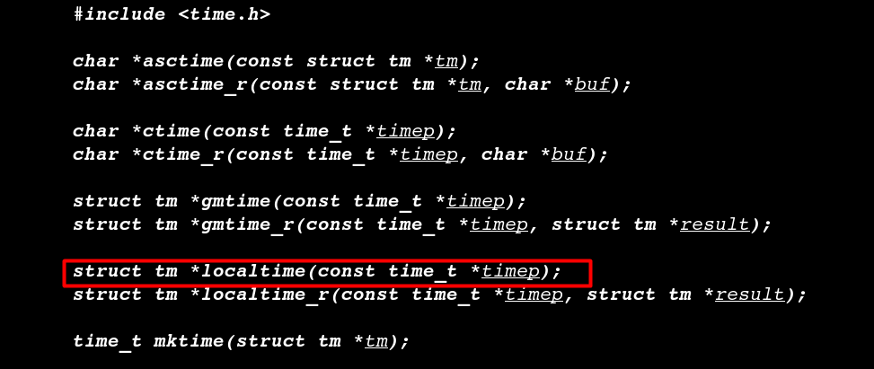 C语言获取当前时间(Linux环境下)