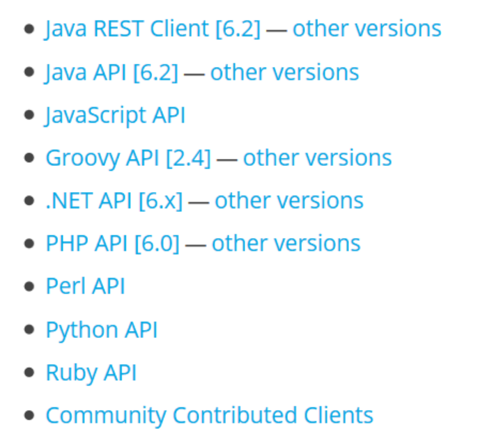 ES之九：ES Java客户端Elasticsearch Java client（ES Client 简介、Java REST Client、Java Client、Spring Data Elasticsearch）第5张