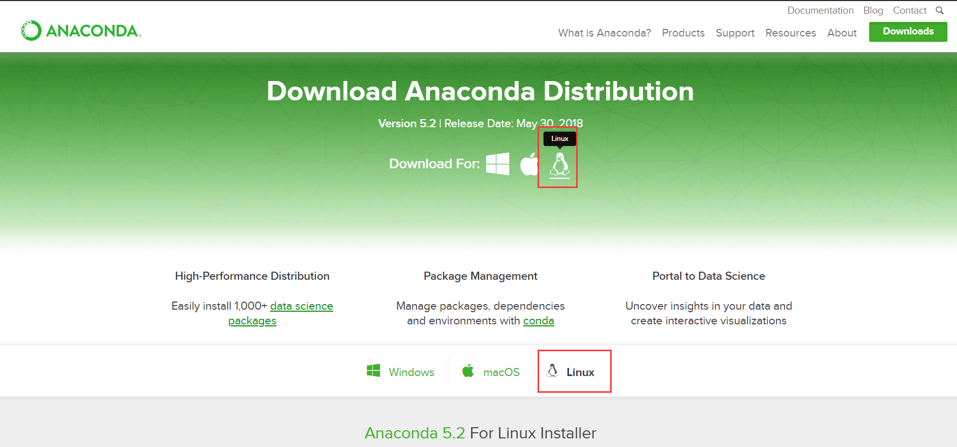 Как установить anaconda на linux