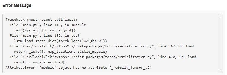 pytorch tutorial，pytorch版本問題：AttributeError: 'module' object has no attribute '_
