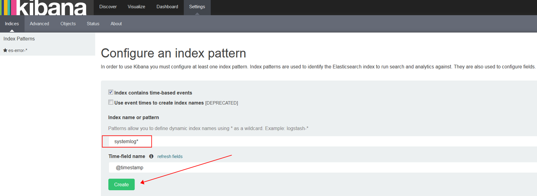 Use event. Elk Elasticsearch. Create Index Elastic. Wildcard-запись. Timely selected.