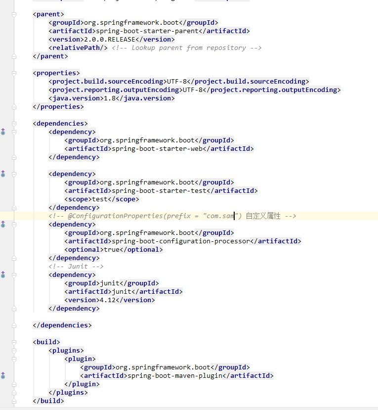 SpringBoot自定义属性pom配置