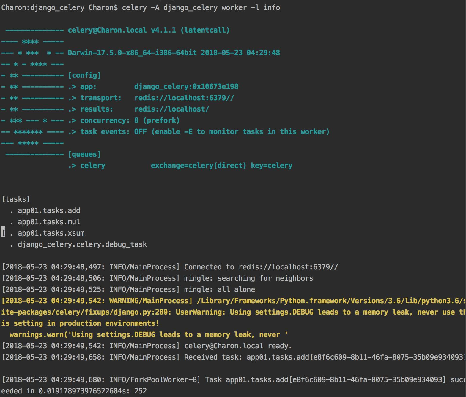 Celery Charonnnnn 博客园