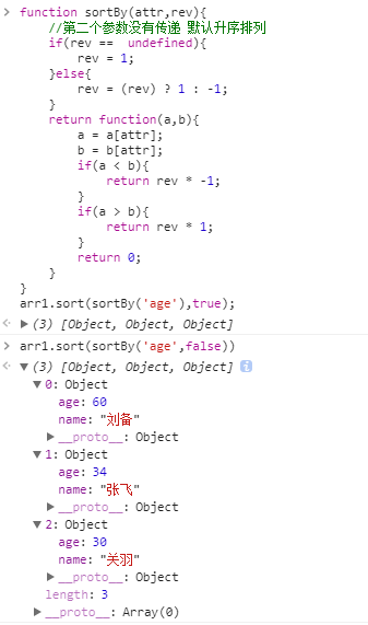 JS中sort()方法原理及使用，排序第6张