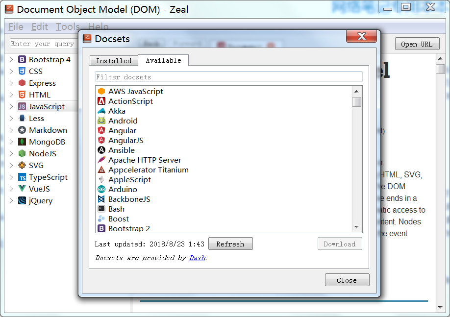 Zeal——好用的离线 API 文档大全！第3张