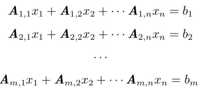 矩阵与线性方程组
