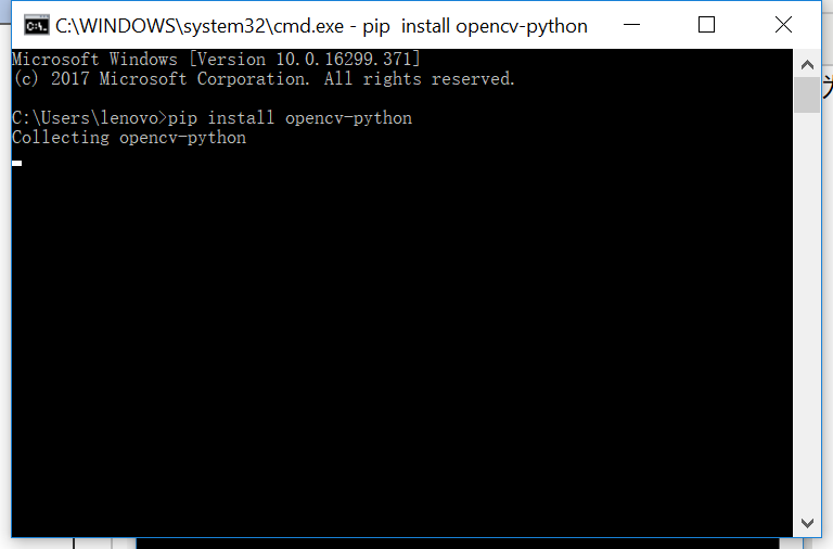 python3配置 opencv