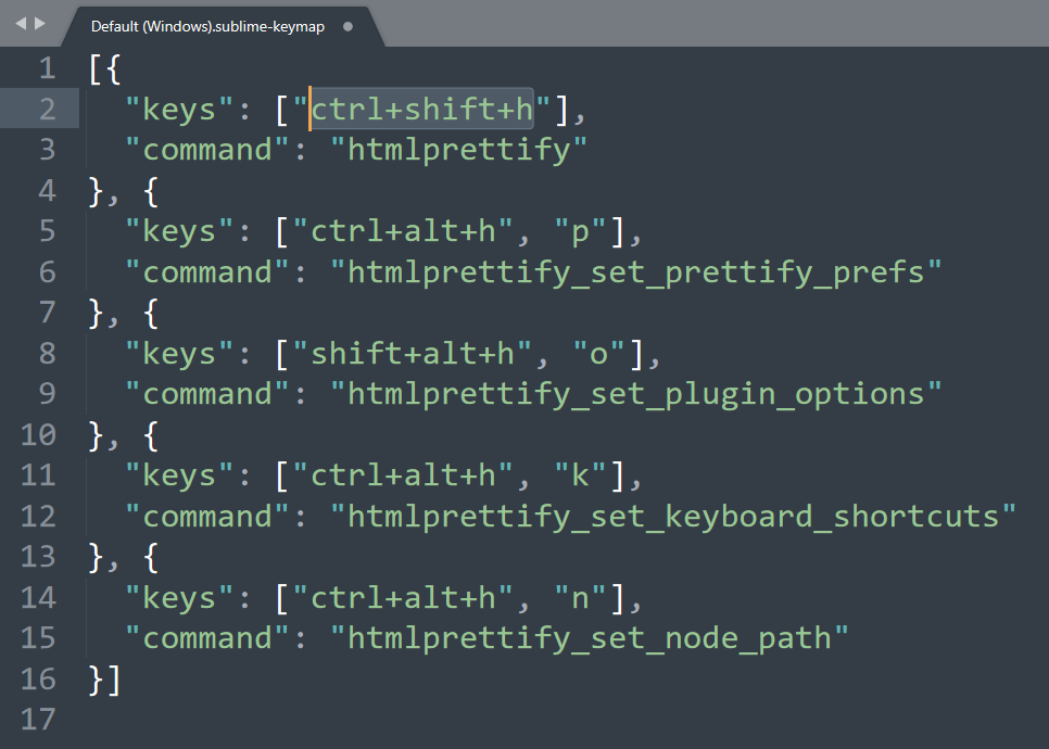 sublime text3格式化html,css,js代码