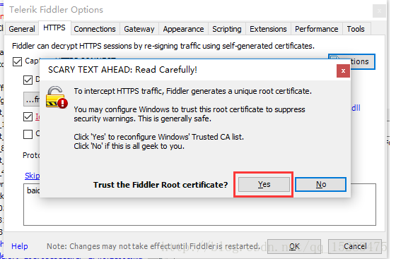 Fiddler无法抓取HTTPS的问题，Fiddler证书无法安装终极解决方案第4张