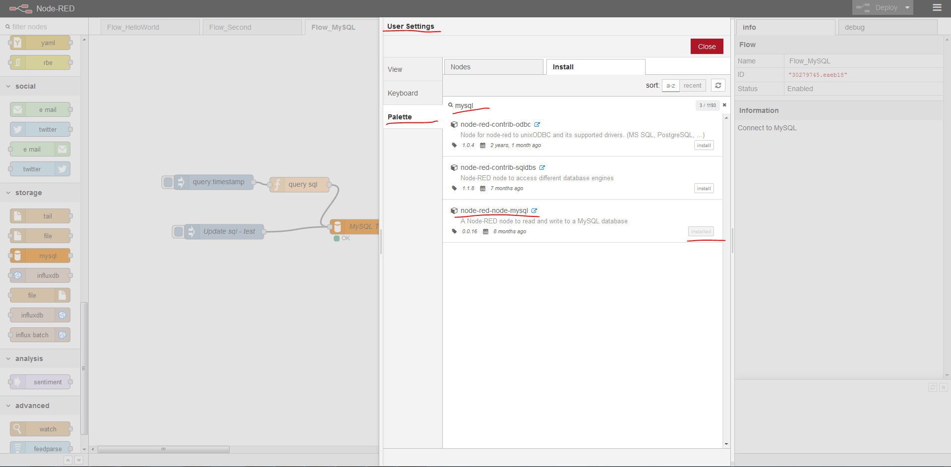 Node access