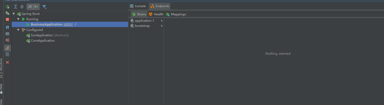 Intellij on sale run dashboard