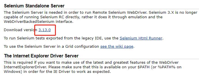 selenium 3 下载 + Java使用