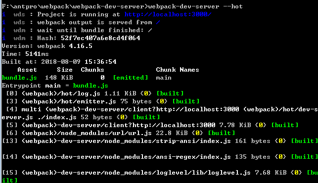 reactxp and webpack dev server