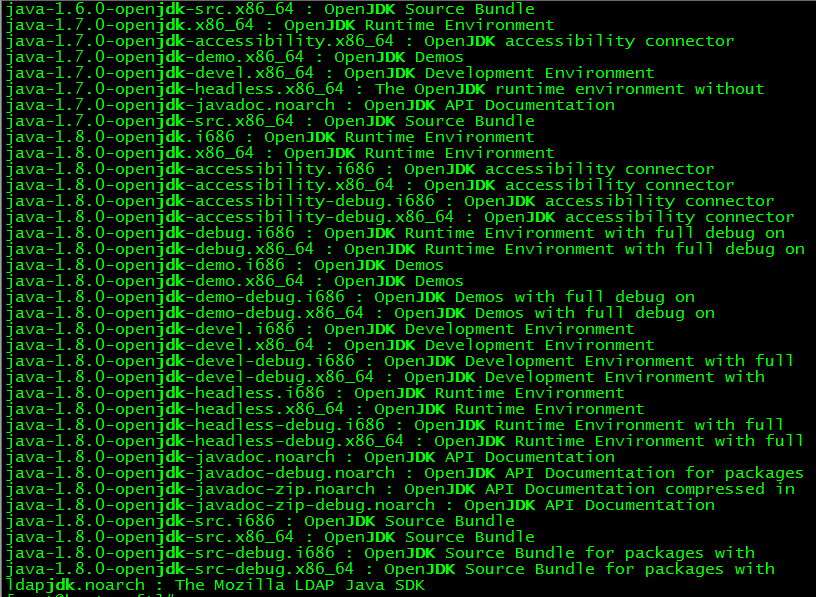 yum install ant without openjdk rpm