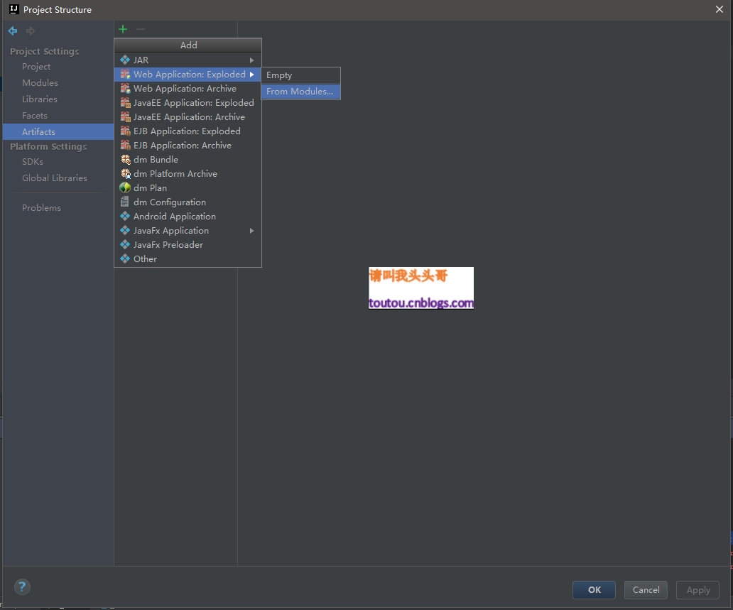 IntelliJ IDEA部署tomcat时Edit Configuration Deployment无artifact选项