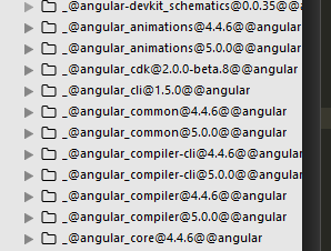 记录项目版本升级angular4 ~ angular5 - 子慕大