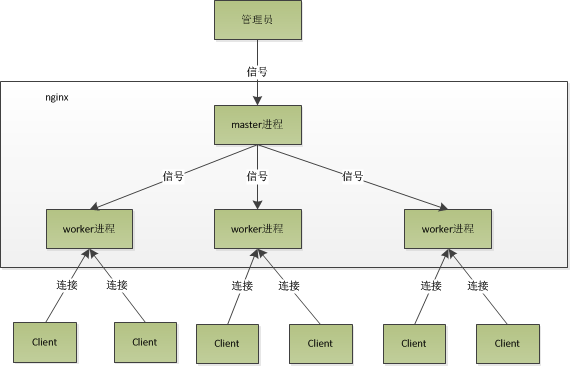 nginx 进程模型 图片来自网络