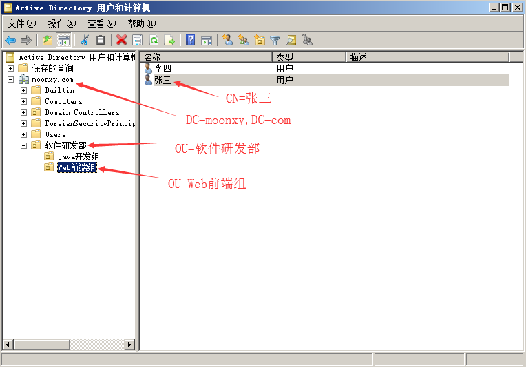 AD 域服务简介（一）- 基于LDAP 的AD 域服务器搭建及其使用- 沐小悠