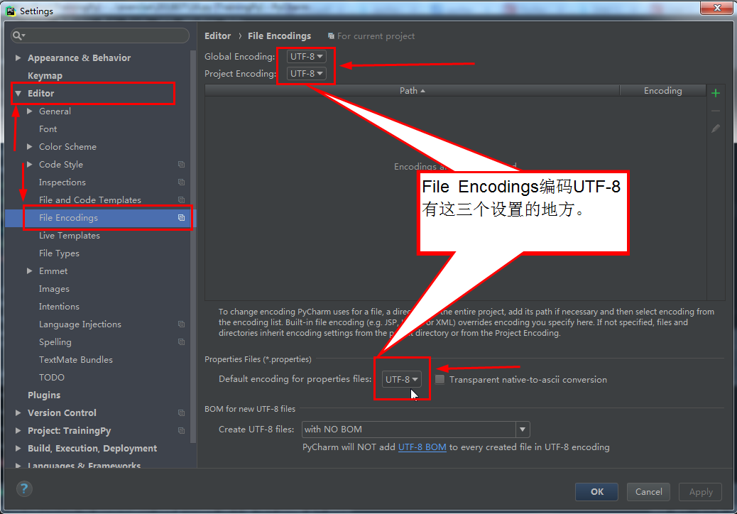 File settings. PYCHARM Setup. Settings PYCHARM. PYCHARM file encoding.