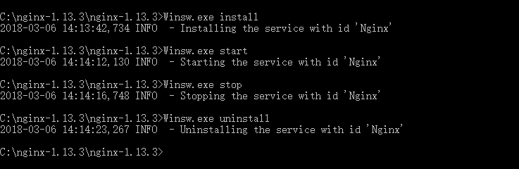 Nginx安装成Windows服务第3张