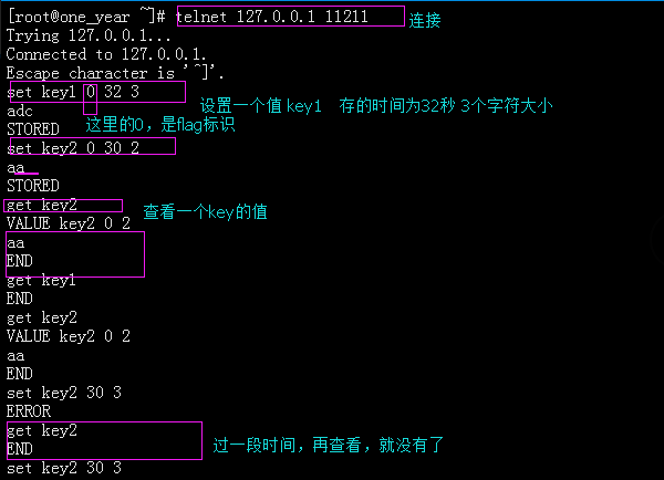 memcached命令行、Memcached数据导出和导入、php连接memcache、php的session存储到memcached...