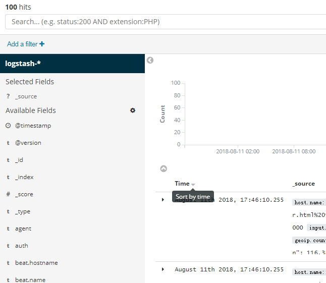 Kibana（一张图片胜过千万行日志）第13张