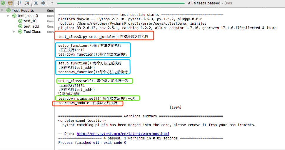 python:pytest中的setup和teardown