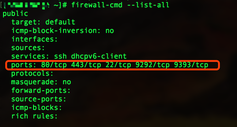 centos 7 firewalld防火墙配置