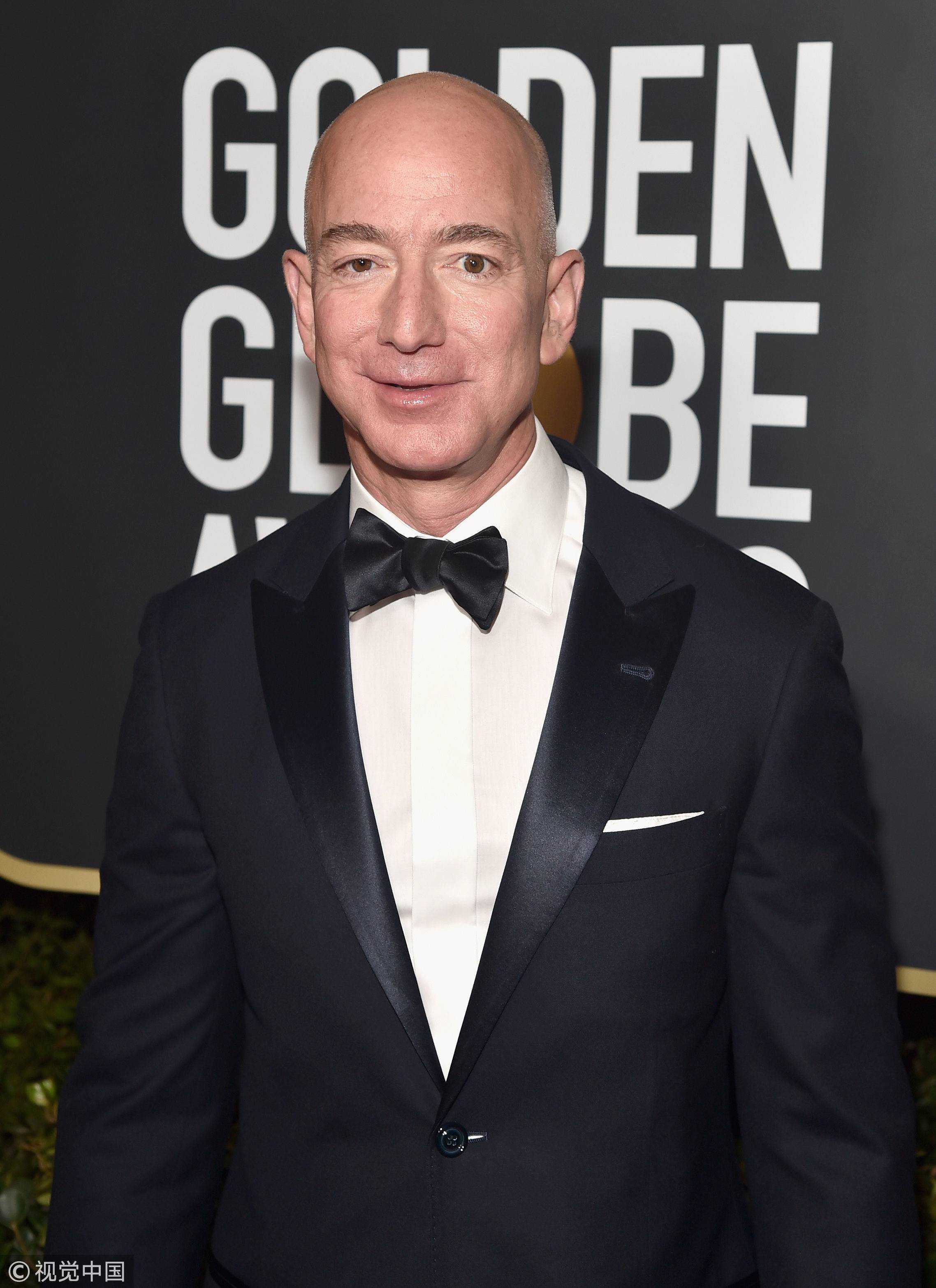出席金球奖的贝佐斯