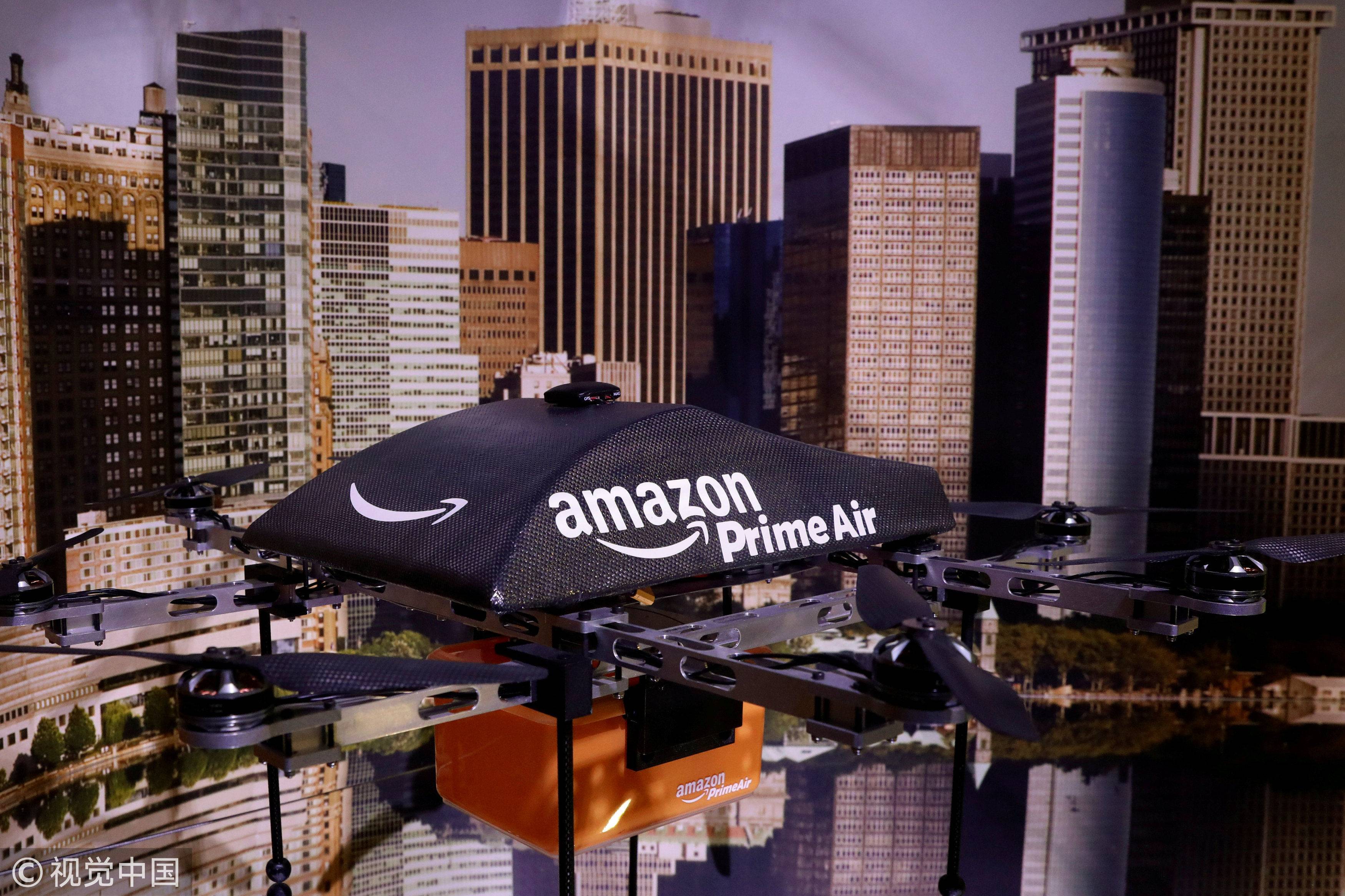 amazon prime air 配送无人机